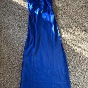 Open back slip dress